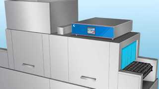 horizontal dishwasher