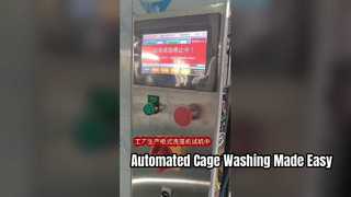 Vertical Cage Box Washing & Disinfection Machine, IVC Mouse Rat Cage Washer with Hot Water Rinse & D