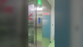 Large walk-in cage washer