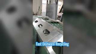 Circular Belt Tableware Recycling Conveyor Belt