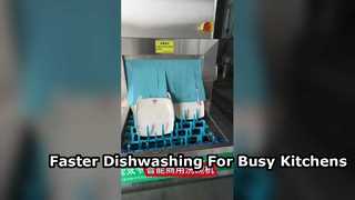 Continuous Conveyor Dishwasher, Large-Capacity Commercial Automatic Dishwashing Equipment for Hotels