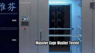 Animal laboratory equipment walk-in cage washerlarge-scale