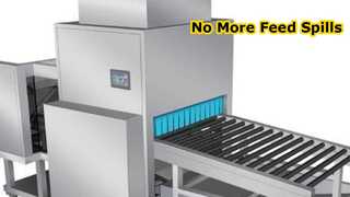 Animal experiment feed packaging flipping machine