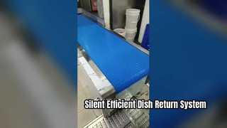 Dish Return Conveyor Working Scene