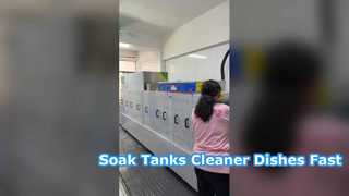 Supporting Equipment for Soaking Tanks in Commercial Dishwashers