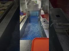 Soaking tank for commercial dishwashers